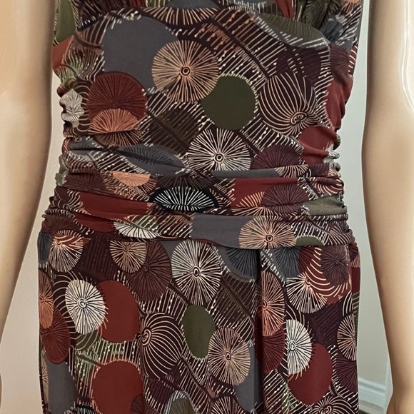 Jones New York Dress Halter Top with Ruching Around Waist – Size 12 - Vintage - Picture 5 of 8